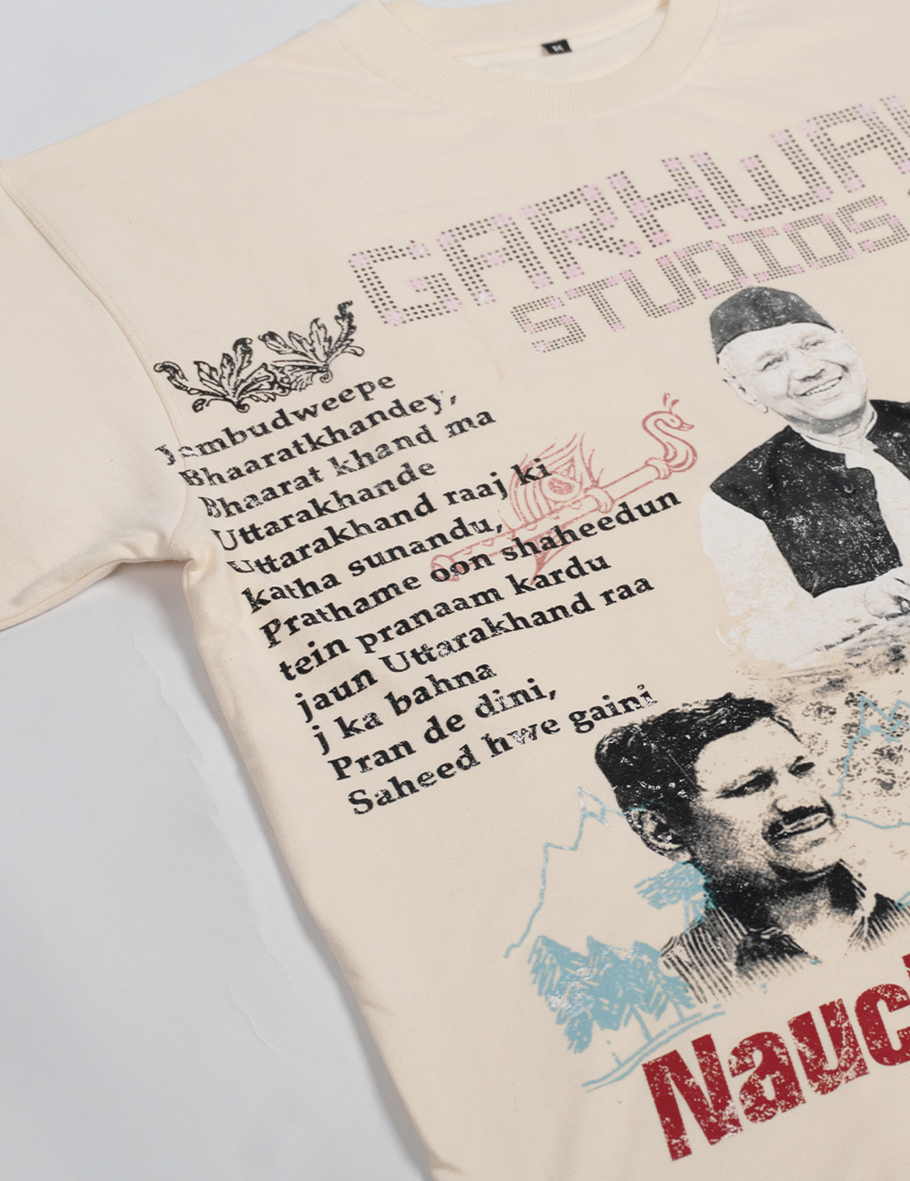NEGI DA OVERSIZED TEE - PALE CREAME